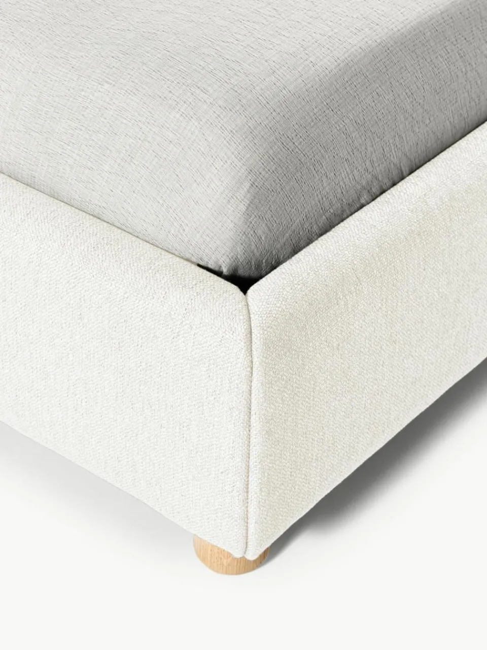 Gestoffeerd bed Ebba met opbergruimte^Westwing Collection Online