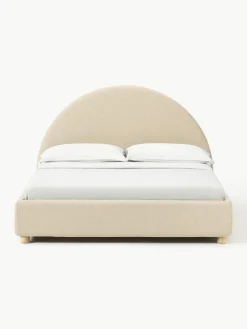 Gestoffeerd bed Ebba met opbergruimte^Westwing Collection Discount