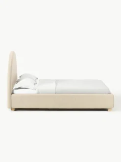 Gestoffeerd bed Ebba met opbergruimte^Westwing Collection Discount