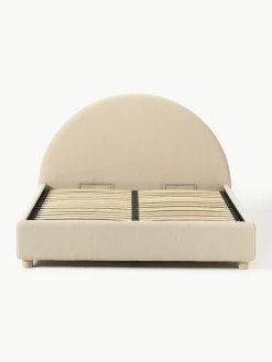 Gestoffeerd bed Ebba met opbergruimte^Westwing Collection Discount