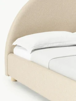 Gestoffeerd bed Ebba met opbergruimte^Westwing Collection Discount