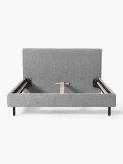 Gestoffeerd bed Giulia met houten poten^Westwing Collection Outlet
