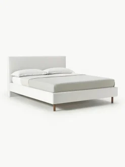 Gestoffeerd bed Giulia met houten poten^Westwing Collection Sale