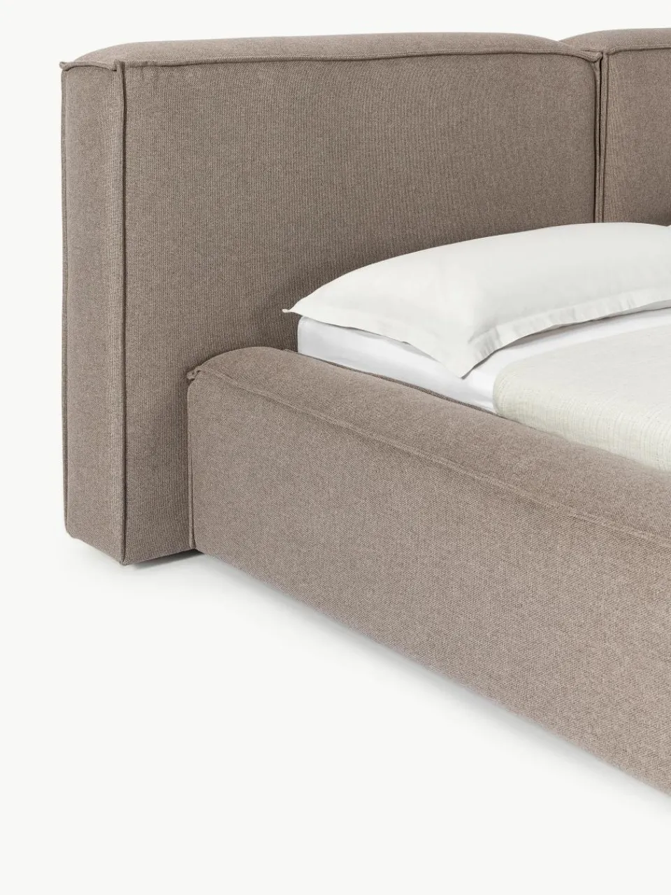 Gestoffeerd bed Lennon^Westwing Collection Online