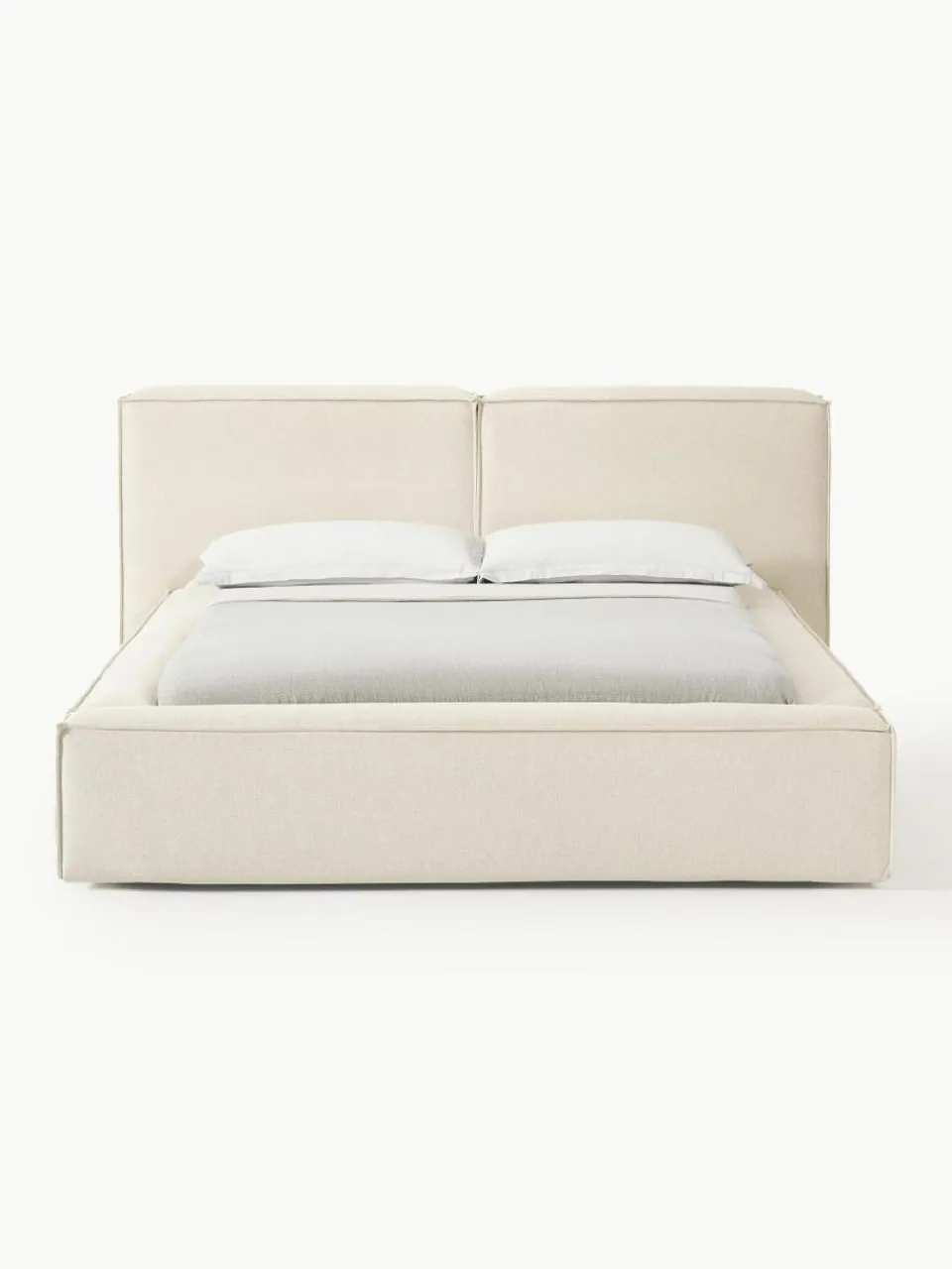 Gestoffeerd bed Lennon^Westwing Collection Sale