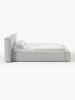 Gestoffeerd bed Lennon met opbergruimte^Westwing Collection Fashion