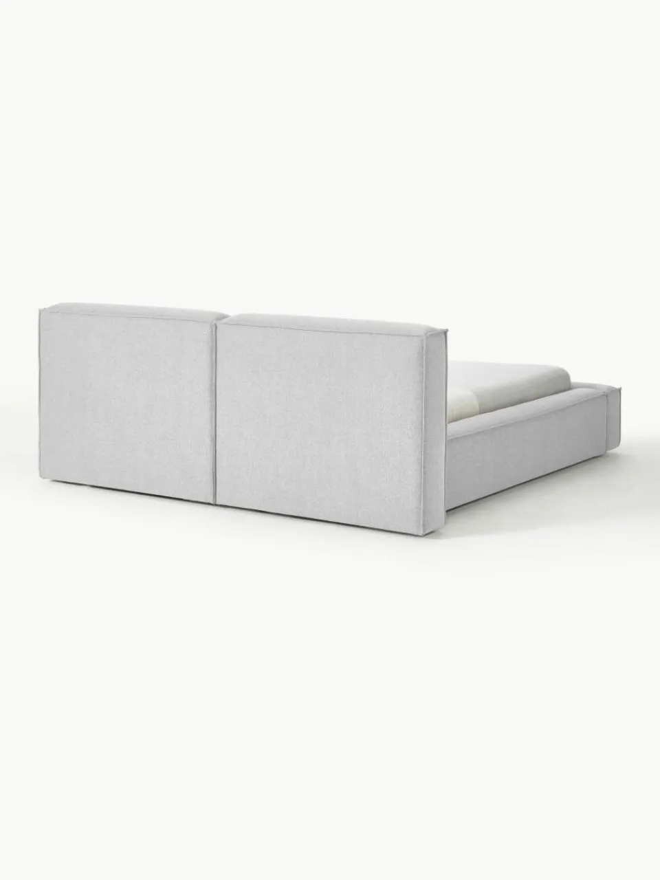 Gestoffeerd bed Lennon met opbergruimte^Westwing Collection Fashion