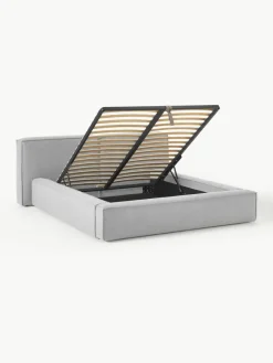 Gestoffeerd bed Lennon met opbergruimte^Westwing Collection Fashion