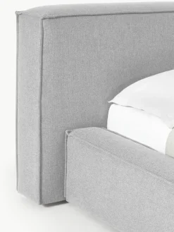 Gestoffeerd bed Lennon met opbergruimte^Westwing Collection Fashion