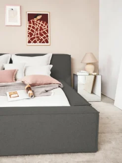 Gestoffeerd bed Lennon met opbergruimte^Westwing Collection Online
