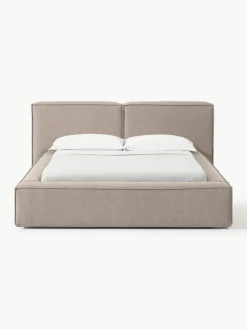Gestoffeerd bed Lennon met opbergfunctie^Westwing Collection Discount