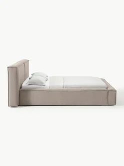Gestoffeerd bed Lennon met opbergfunctie^Westwing Collection Discount
