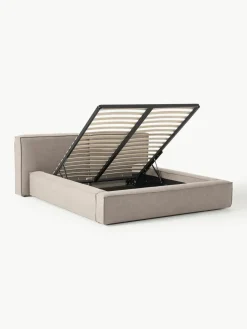 Gestoffeerd bed Lennon met opbergfunctie^Westwing Collection Discount
