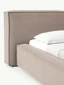 Gestoffeerd bed Lennon met opbergfunctie^Westwing Collection Discount