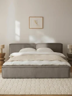 Gestoffeerd bed Lennon van corduroy^Westwing Collection New