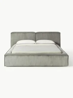 Gestoffeerd bed Lennon van corduroy^Westwing Collection Hot