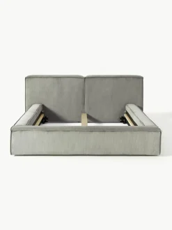 Gestoffeerd bed Lennon van corduroy^Westwing Collection Hot