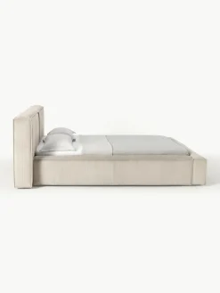 Gestoffeerd bed Lennon van corduroy^Westwing Collection New