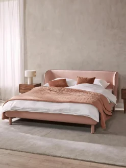 Gestoffeerd bed Luma met hoofdeinde^Westwing Collection Best