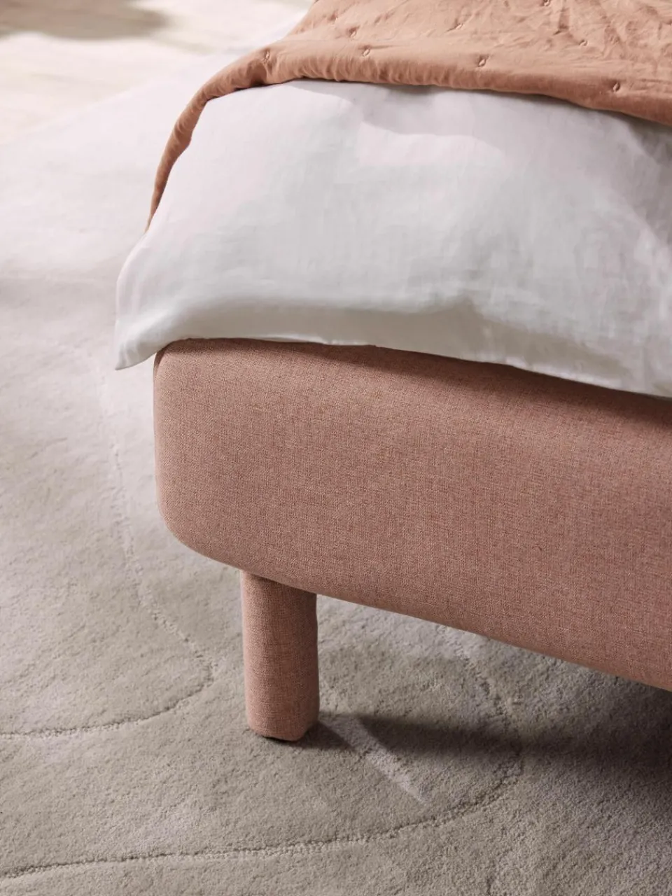 Gestoffeerd bed Luma met hoofdeinde^Westwing Collection Best