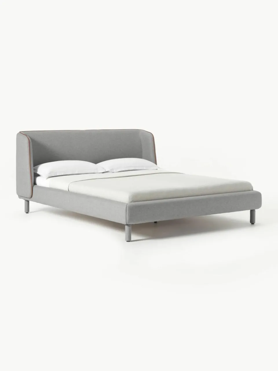 Gestoffeerd bed Luma met hoofdeinde^Westwing Collection Hot