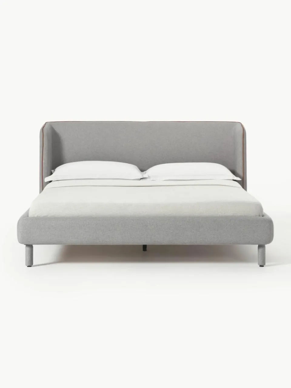 Gestoffeerd bed Luma met hoofdeinde^Westwing Collection Hot