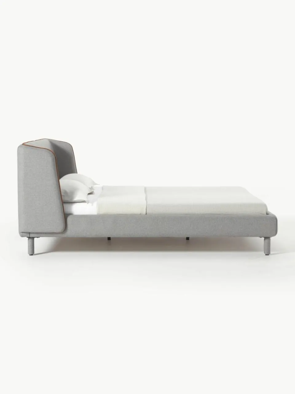 Gestoffeerd bed Luma met hoofdeinde^Westwing Collection Hot