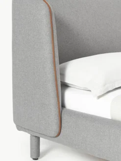 Gestoffeerd bed Luma met hoofdeinde^Westwing Collection Hot