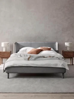 Gestoffeerd bed Luma met hoofdeinde^Westwing Collection Hot
