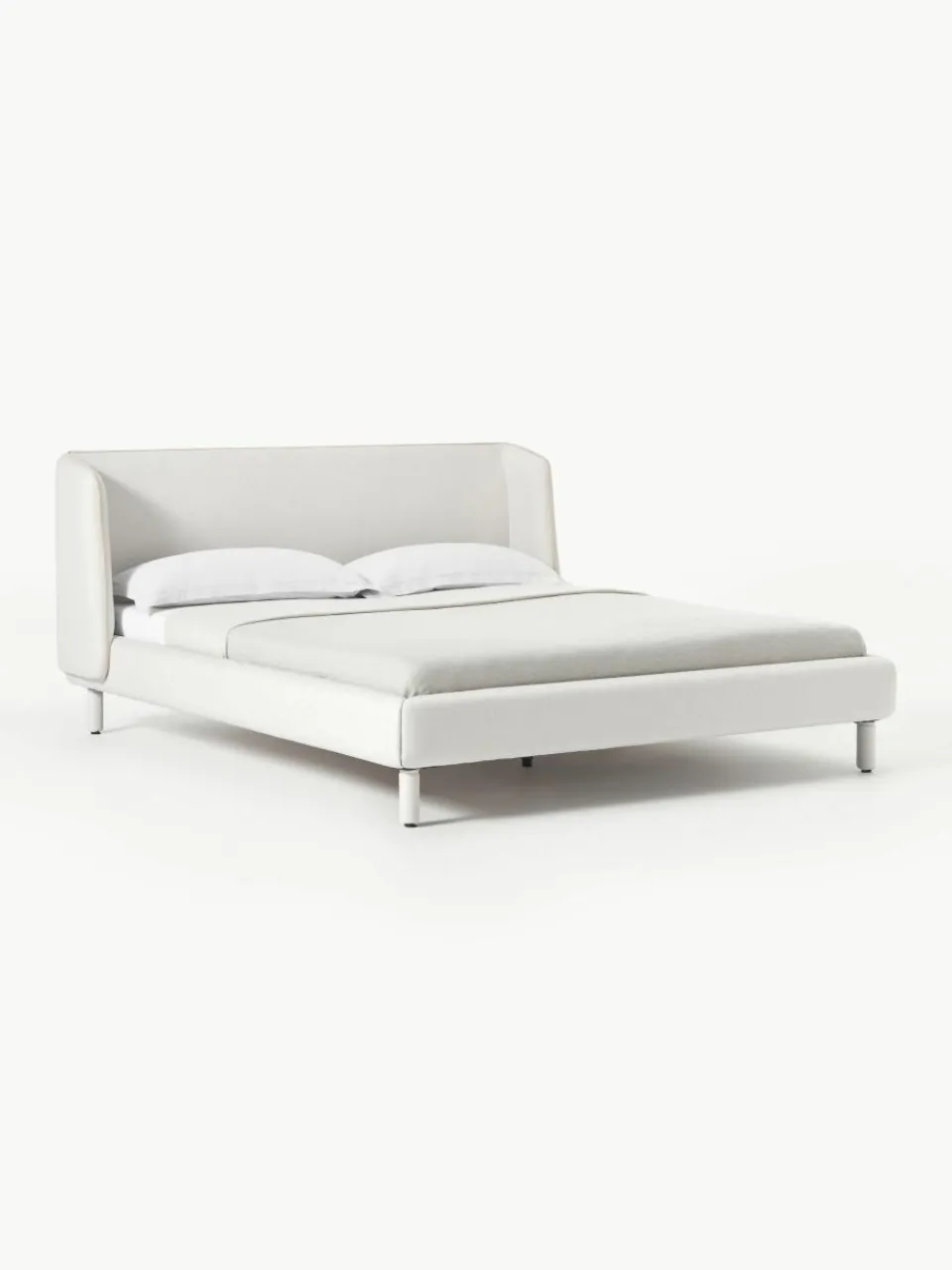 Gestoffeerd bed Luma met hoofdeinde^Westwing Collection Hot