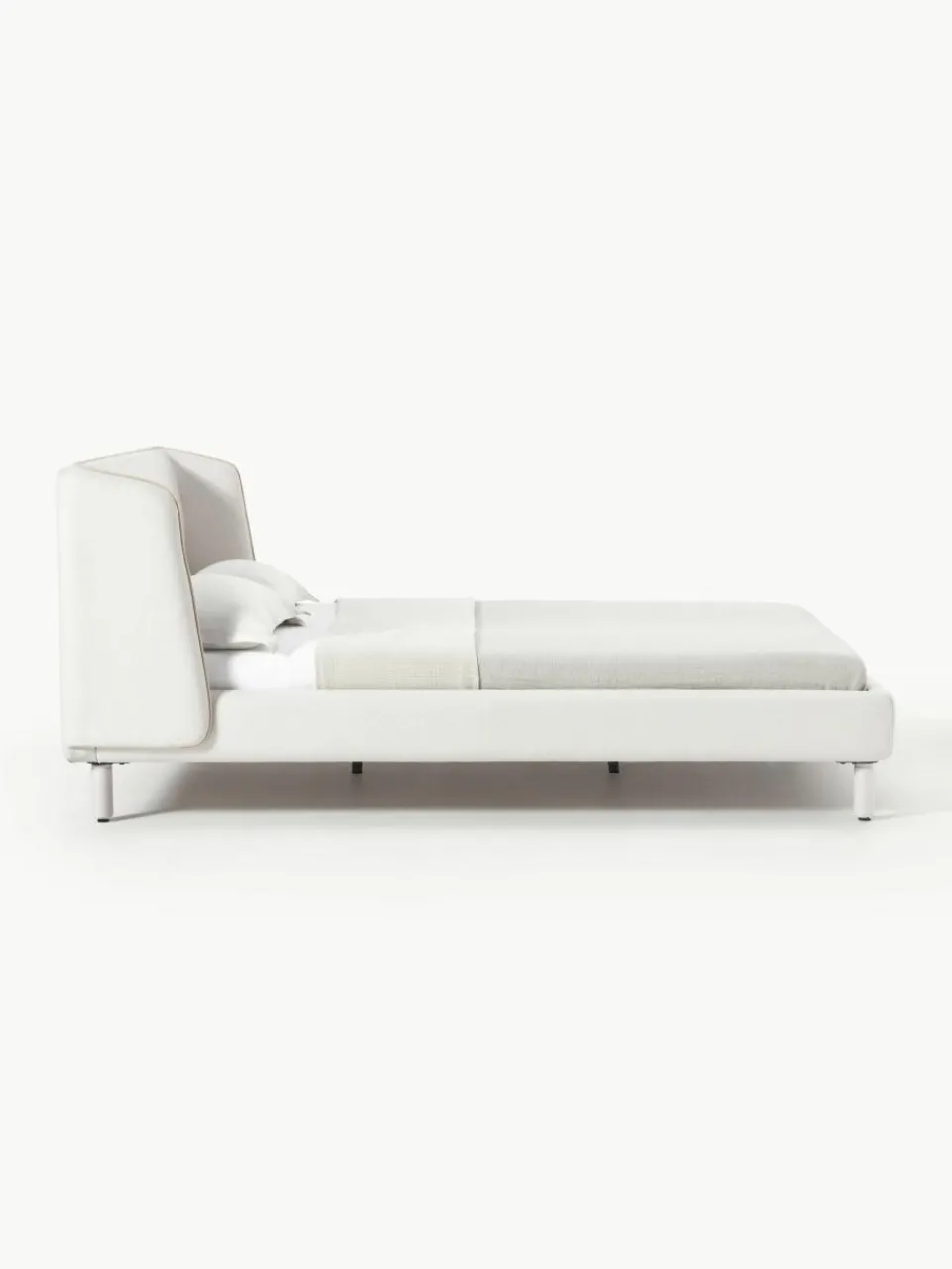 Gestoffeerd bed Luma met hoofdeinde^Westwing Collection Hot