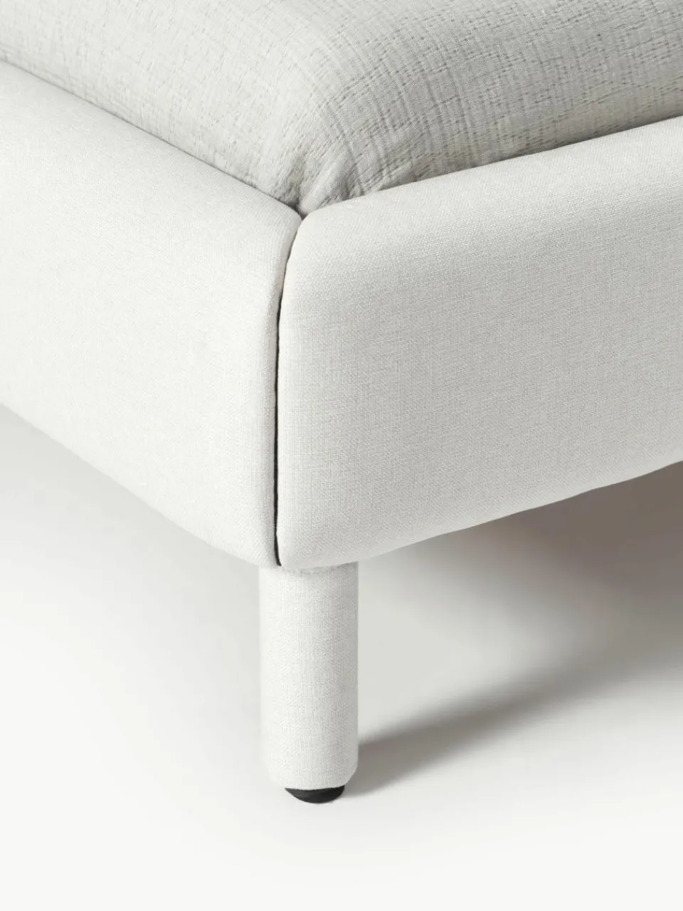 Gestoffeerd bed Luma met hoofdeinde^Westwing Collection Hot