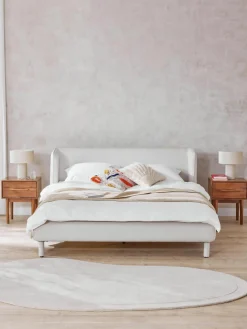 Gestoffeerd bed Luma met hoofdeinde^Westwing Collection Hot