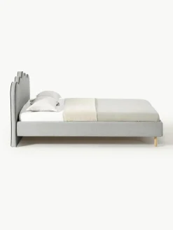 Gestoffeerd bed Romy met golvend hoofdeinde^Westwing Collection Fashion