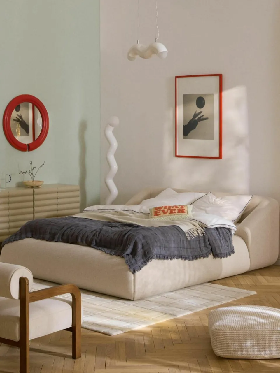 Gestoffeerd bed Sofia^Westwing Collection Best
