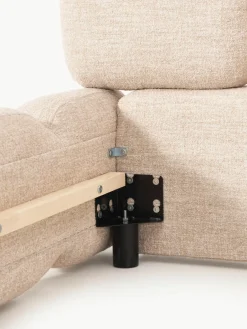 Gestoffeerd bed Tayla gemaakt van bouclé^Westwing Collection Fashion