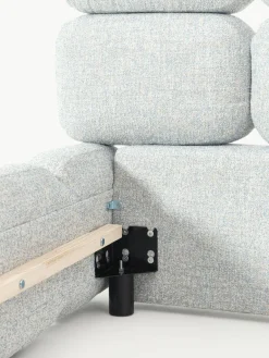 Gestoffeerd bed Tayla van bouclé^Westwing Collection Outlet