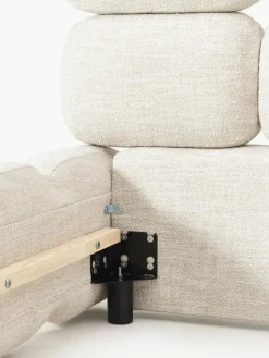 Gestoffeerd bed Tayla van bouclé^Westwing Collection Outlet