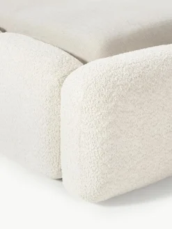 Gestoffeerd bed Tayla van teddy bouclé met opbergruimte^Westwing Collection Hot