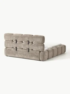 Gestoffeerd bed Tayla van teddy bouclé^Westwing Collection Discount