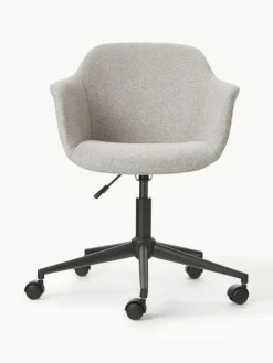 Gestoffeerde bureaustoel Fiji met smalle zitvlak^Westwing Collection Fashion