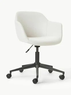 Gestoffeerde bureaustoel Fiji met smalle zitvlak^Westwing Collection Best