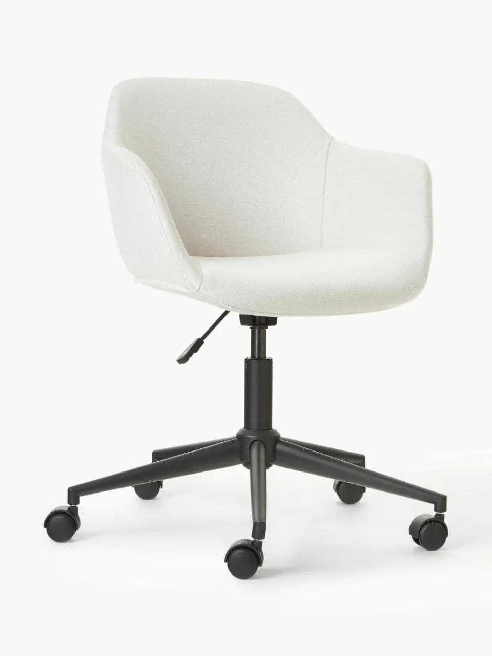 Gestoffeerde bureaustoel Fiji met smalle zitvlak^Westwing Collection Best