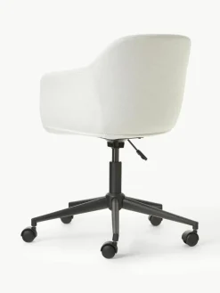 Gestoffeerde bureaustoel Fiji met smalle zitvlak^Westwing Collection Best