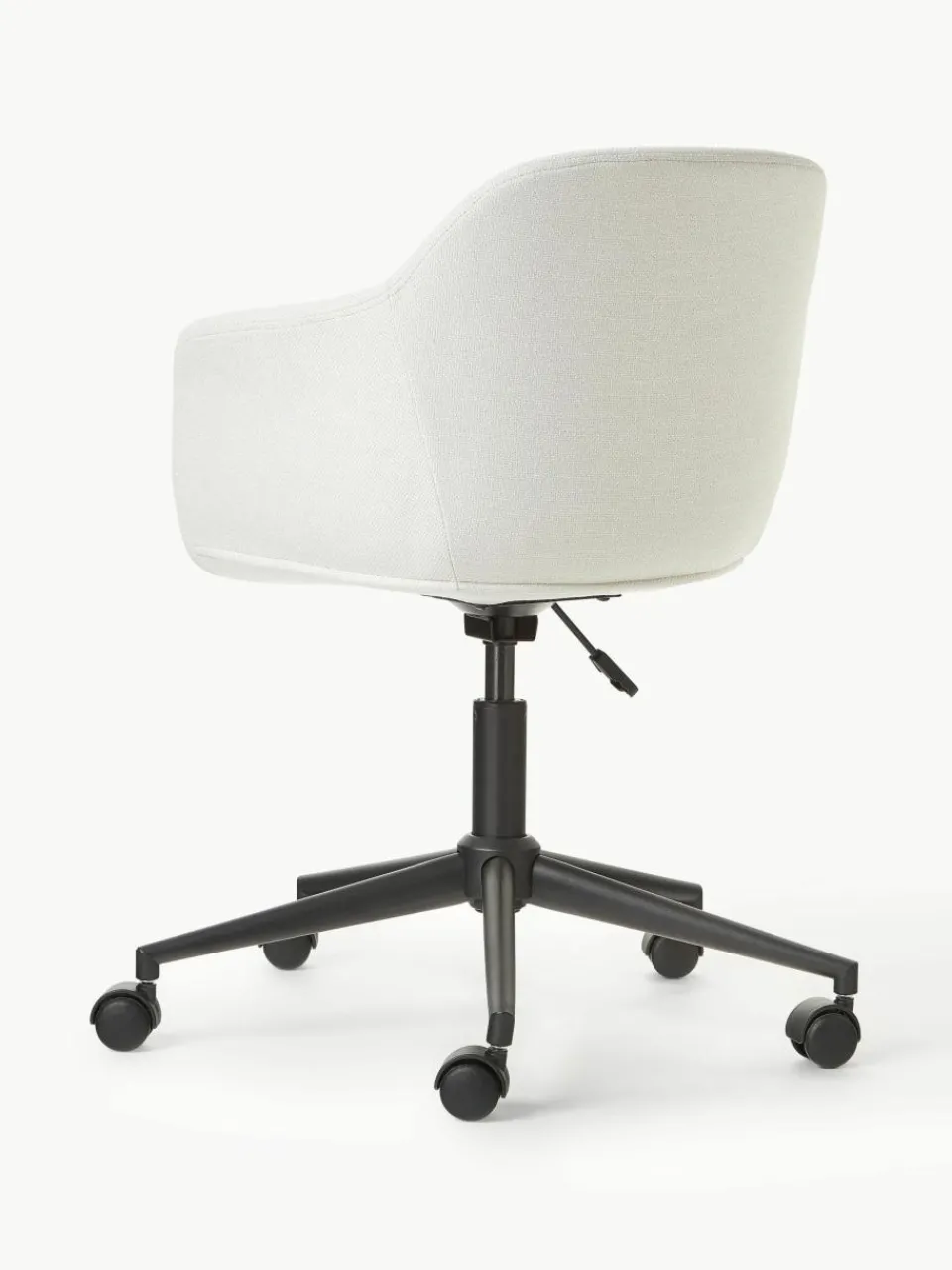 Gestoffeerde bureaustoel Fiji met smalle zitvlak^Westwing Collection Best