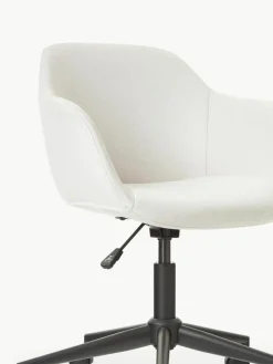 Gestoffeerde bureaustoel Fiji met smalle zitvlak^Westwing Collection Best