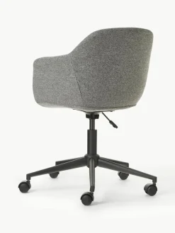 Gestoffeerde bureaustoel Fiji met smalle zitvlak^Westwing Collection New
