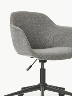 Gestoffeerde bureaustoel Fiji met smalle zitvlak^Westwing Collection New