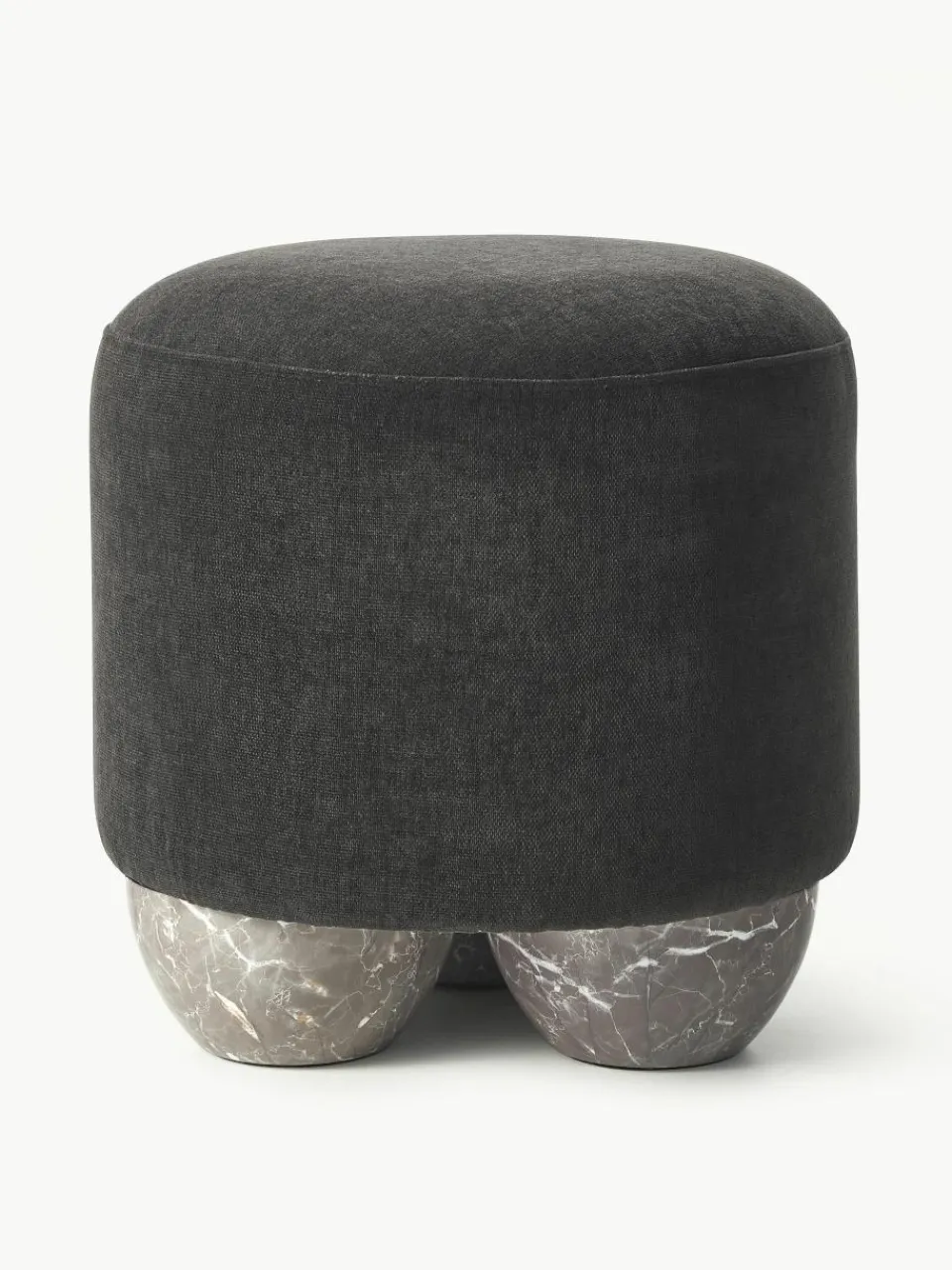 Gestoffeerde kruk Lino^Westwing Collection Discount