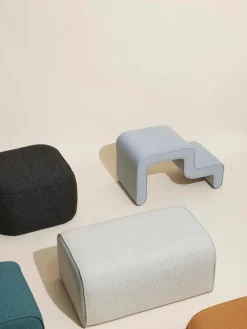 Gestoffeerde kruk Wave^Hübsch Sale